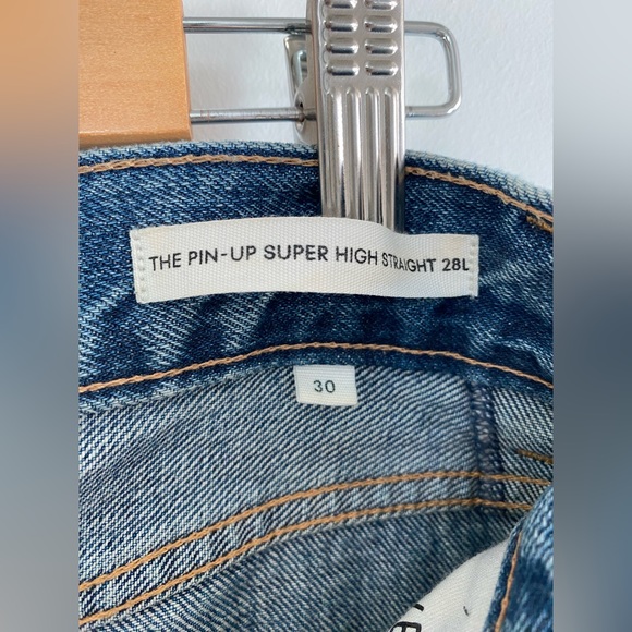 Denim Forum - Pin Up Super High Straight jeans - Picture 4 of 5